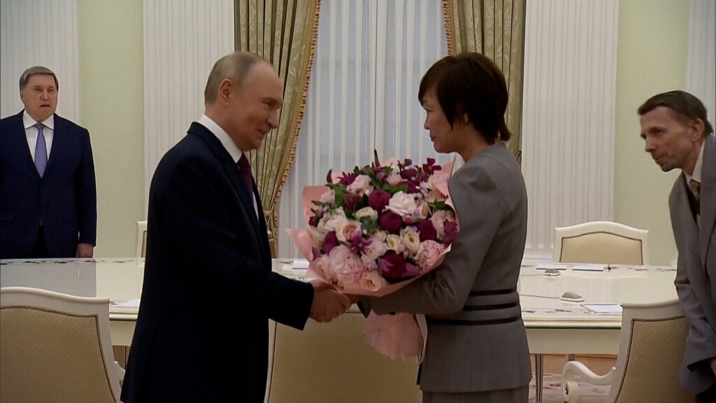 プーチン大統領と安倍昭恵